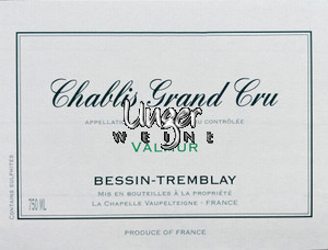 2021 Chablis Valmur Grand Cru Domaine Bessin Tremblay Chablis