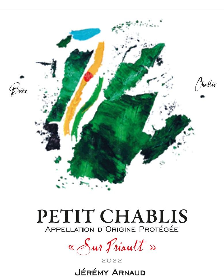 Domaine Jeremy Arnaud - Petit Chablis Sur Priault Village de Beine 2022 1,5 L