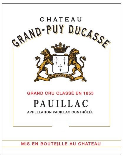 Chateau Grand Puy Ducasse 2020 0,75 L