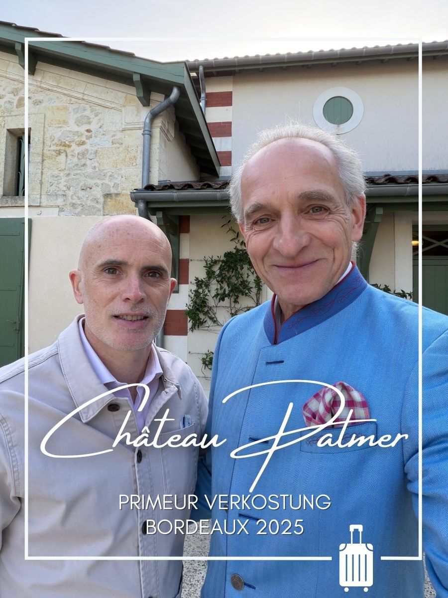 Wenn Erträge von nur 20 hl/ha zu Weinen wie diesem führen, zahlt sich die konsequent gelebte Biodynamie auf Château Palmer eindrucksvoll aus.
55 % Cabernet Sauvignon, 41 % Merlot und 4 % Petit Verdot vereinen sich zu einem Palmer, der mit süßen schwarzen Kirschen, Mokka, Gewürzen und Kräutern begeistert. Am Gaumen kraftvoll und zugleich fein verwoben, mit reifer Frucht, Frische und perfekter Balance.
Ein Wein von beeindruckender Tiefe und natürlicher Eleganz, der bereits Bewertungen bis hin zu 100 Punkten erhalten hat. Für Palmer-Liebhaber ein absolutes Muss. 🍷
Ab sofort auf unserer Subskriptions-Seite erhältlich: www.subskription-bordeaux.de
@chateaupalmer
#ungerweine #chateaupalmer #bordeaux2025 #enprimeur #margaux