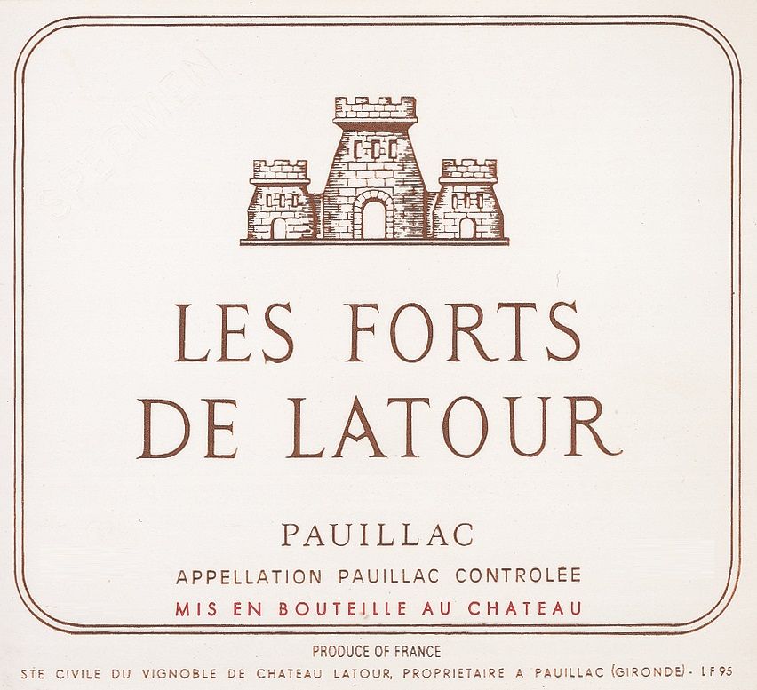 Chateau Latour - Les Forts de Latour 1995 0,75 L