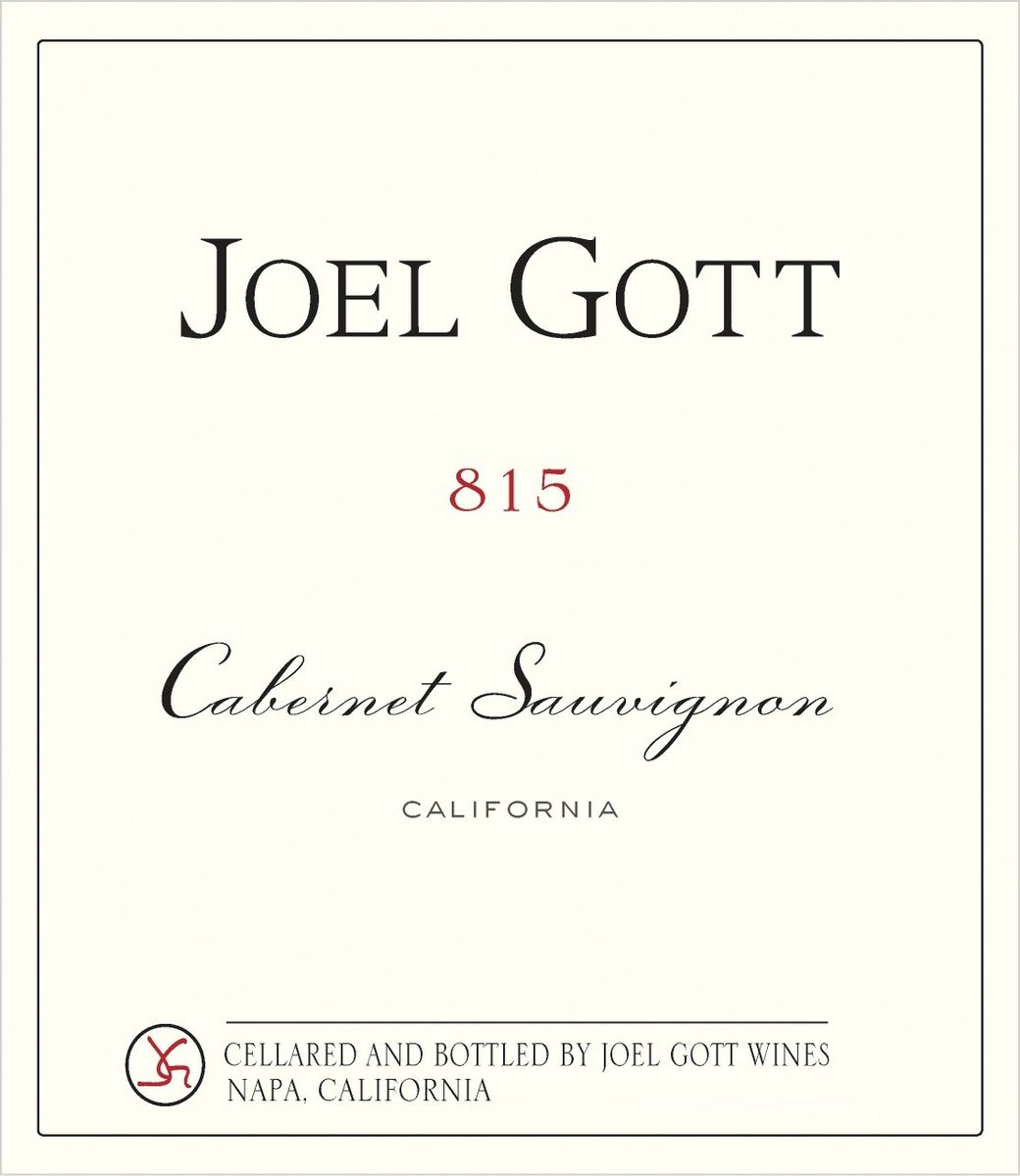 Joel Gott - Cabernet Sauvignon 815 2016