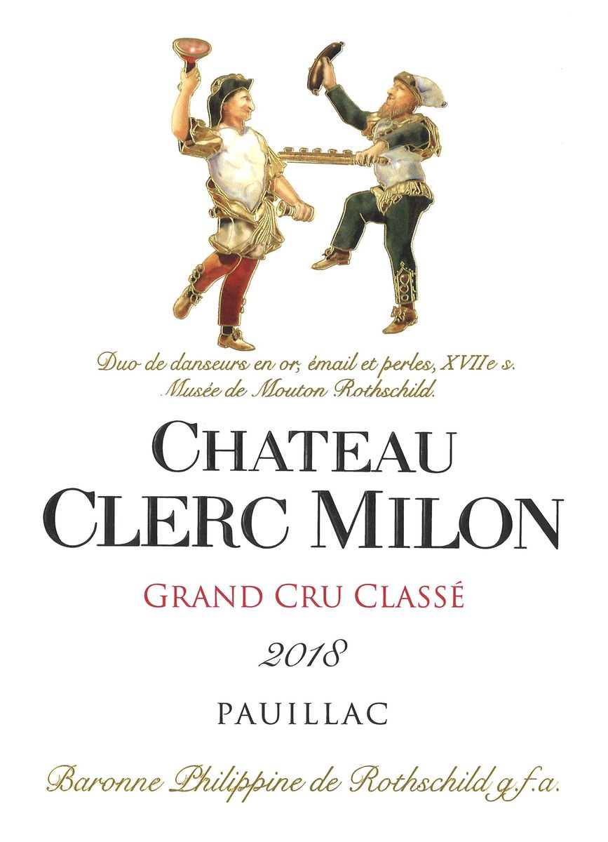 Chateau Clerc Milon 2018 0,75 L
