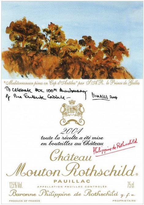 Chateau Mouton Rothschild 2004 0,75 L
