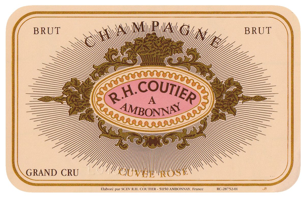 Coutier - Champagne Brut Rose Grand Cru