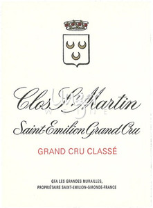 2000 Chateau Clos Saint Martin Saint Emilion