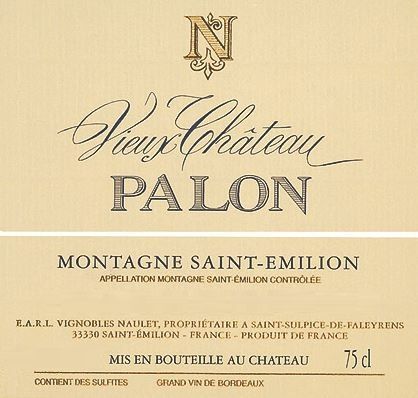 2015 Vieux Chateau Palon Montagne Saint Emilion