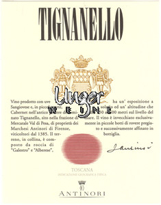 2008 Tignanello Antinori Toskana