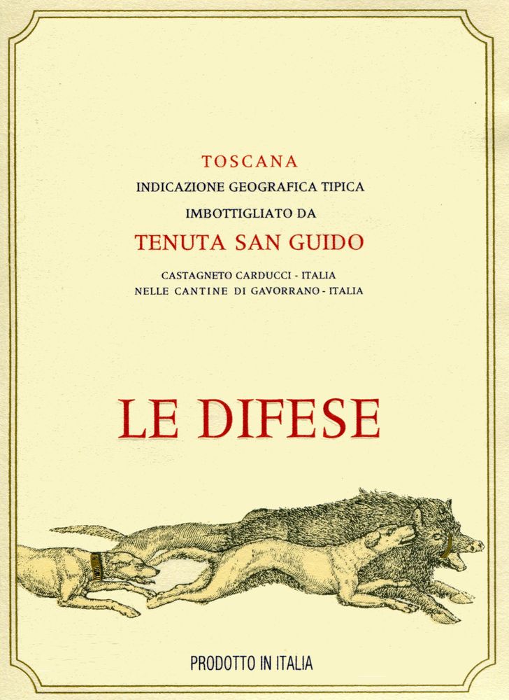 2021 Le Difese Tenuta San Guido Toskana