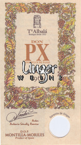 1910 Don Px Gines Liebana Seleccion Toro Albala DO Montilla Moriles