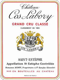 1986 Chateau Cos Labory Saint Estephe