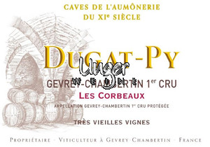 2020 Gevrey Chambertin Les Corbeaux 1er Cru Tres Vielles Vignes Dugat Py Cote de Nuits