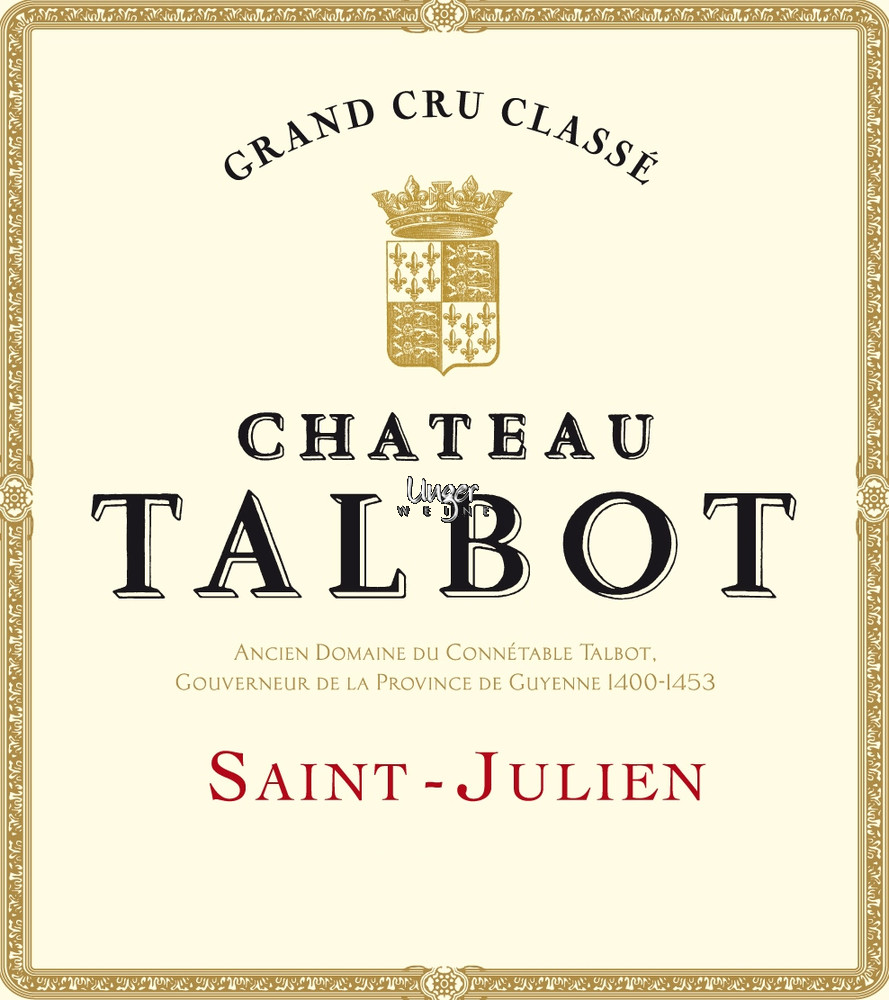 2016 Chateau Talbot Saint Julien