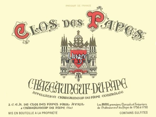 2005 Chateauneuf du Pape Clos des Papes Chateauneuf du Pape