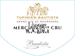 2020 Mercurey Les Vellees 1er Cru Rouge Domaine Tupinier-Bautista Cote Chalonnaise