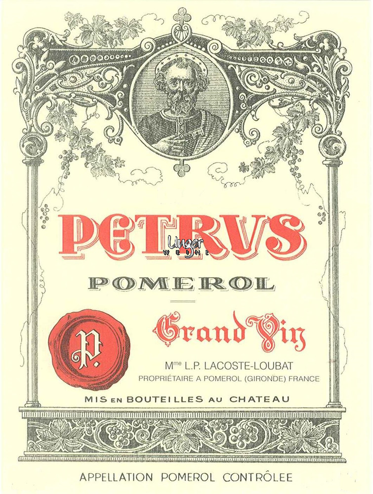 1972 Chateau Petrus Pomerol