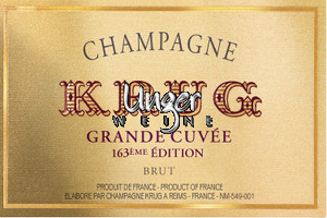 Champagner Grande Cuvee 163eme Edition, brut Krug Champagne