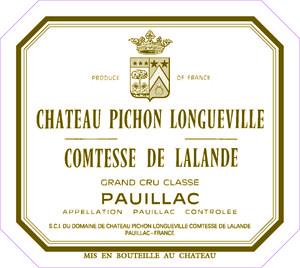 Chateau Pichon Comtesse de Lalande 2000