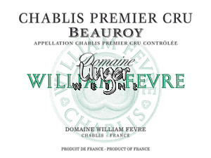 2022 Chablis Beauroy Domaine 1er Cru Domaine William Fevre Chablis