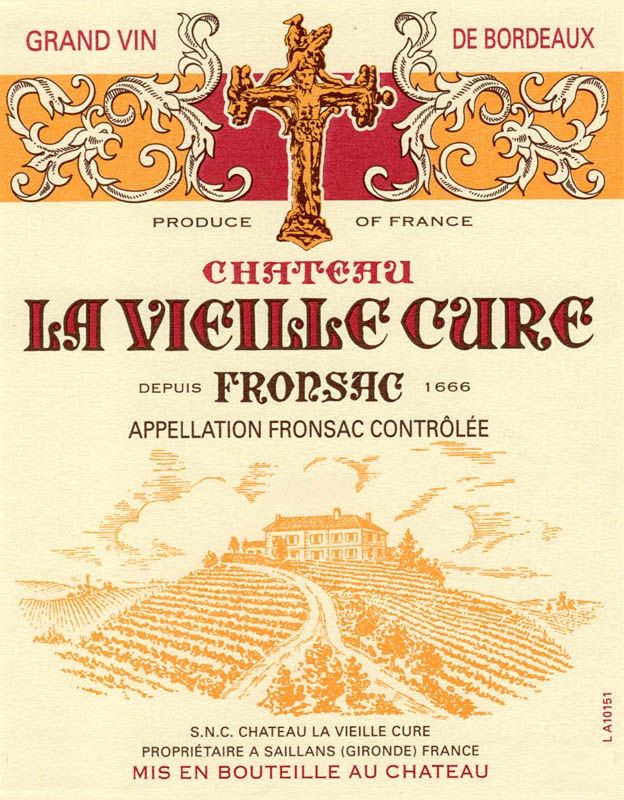 2011 Chateau La Vieille Cure Fronsac