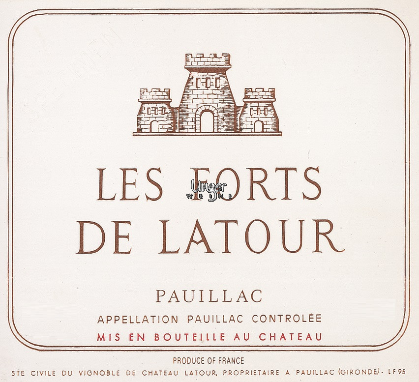 2018 Les Forts de Latour Chateau Latour Pauillac