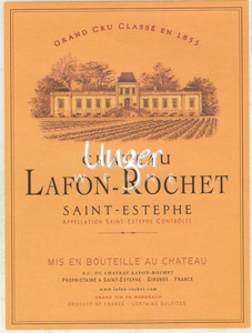 1989 Chateau Lafon Rochet Saint Estephe