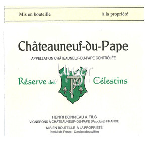 2017 Chateauneuf du Pape Reserve des Celestins Domaine Henri Bonneau Chateauneuf du Pape