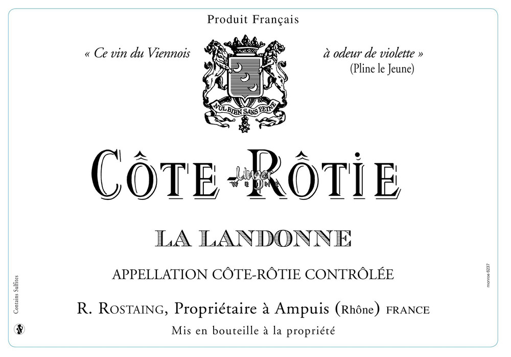 1998 Cote Rotie La Landonne Rostaing, Rene Rhone