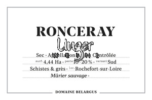 2022 Ronceray Domaine Belargus Anjou