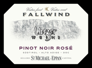 2023 Fallwind Pinot Noir Rose Kellerei St. Michael, Eppan Südtirol