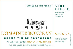 2019 Vire Clesse - CUVEE EJ THEVENET Domaine de la Bongran Vire Clesse