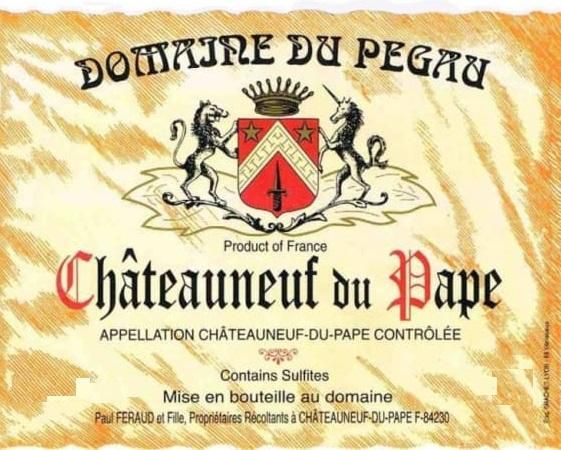 2021 Chateauneuf du Pape Blanc Cuvee Reservee Domaine du Pegau Chateauneuf du Pape