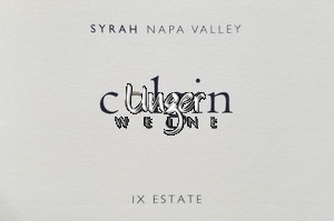 2009 IX Estate Syrah Colgin Napa Valley