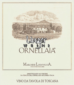 2016 Ornellaia VdT Tenuta dell´Ornellaia Toskana