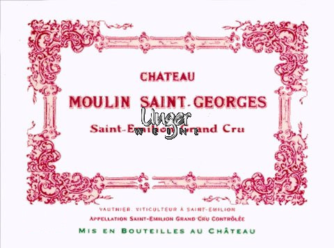 2000 Chateau Moulin Saint Georges Saint Emilion