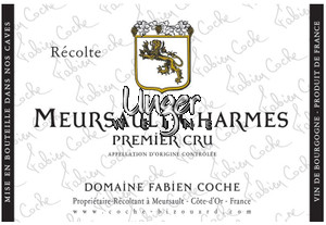 2022 Meursault Charmes 1er Cru Domaine Fabien Coche Cote de Beaune