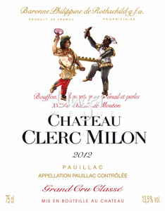 2012 Chateau Clerc Milon Rothschild Pauillac