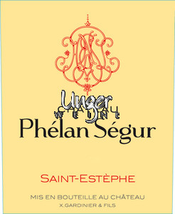 2000 Chateau Phelan Segur Saint Estephe