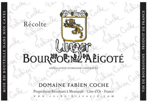 2022 Bourgogne Aligoté Vieilles Vignes Domaine Fabien Coche Burgund