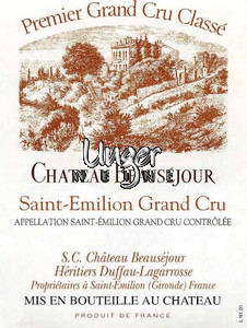 2010 Chateau Beausejour Duffau-Lagarrosse Saint Emilion