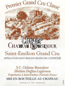 2021 Chateau Beausejour Duffau-Lagarrosse Saint Emilion