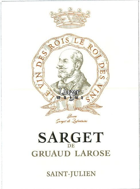 1998 Sarget de Gruaud Chateau Gruaud Larose Saint Julien