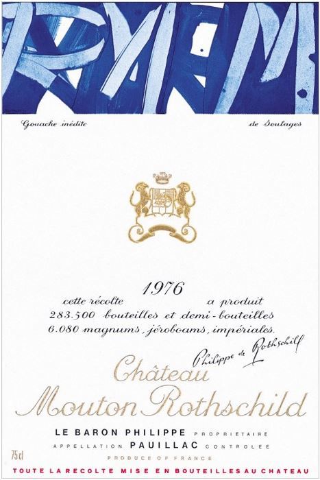 1976 Chateau Mouton Rothschild Pauillac