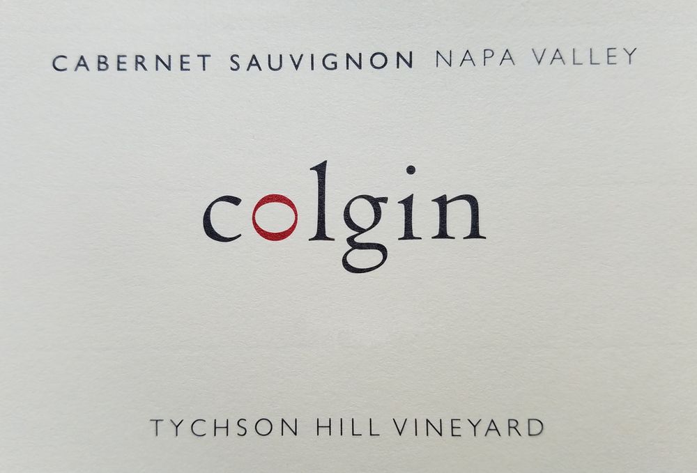 2016 Tychson Hill Vineyard Cabernet Sauvignon Colgin Napa Valley