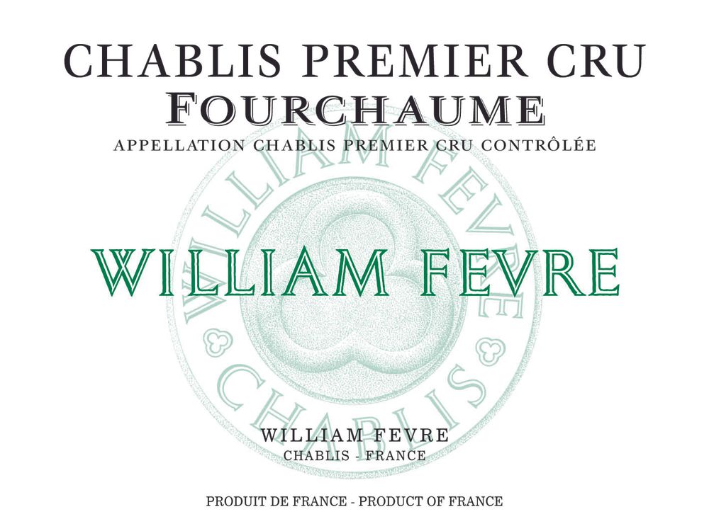 2022 Chablis Fourchaume 1er Cru Domaine William Fevre Chablis