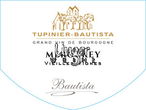2021 Mercurey Vieilles Vignes Rouge Domaine Tupinier-Bautista Cote Chalonnaise