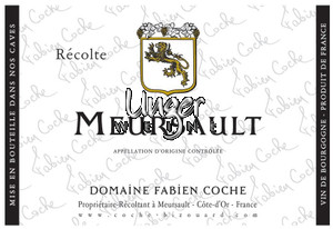 2021 Meursault blanc Domaine Fabien Coche Cote de Beaune