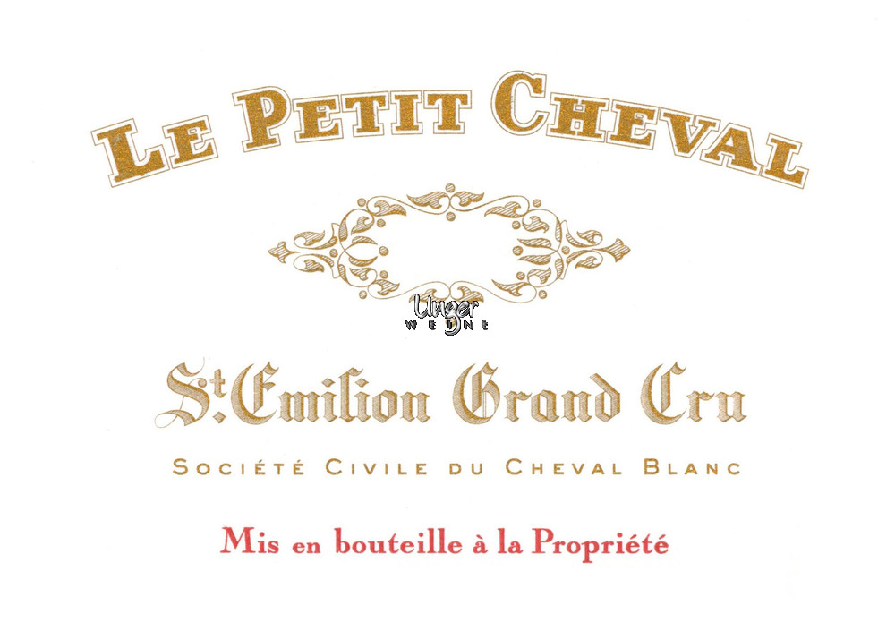 2021 Le Petit Cheval Chateau Cheval Blanc Saint Emilion