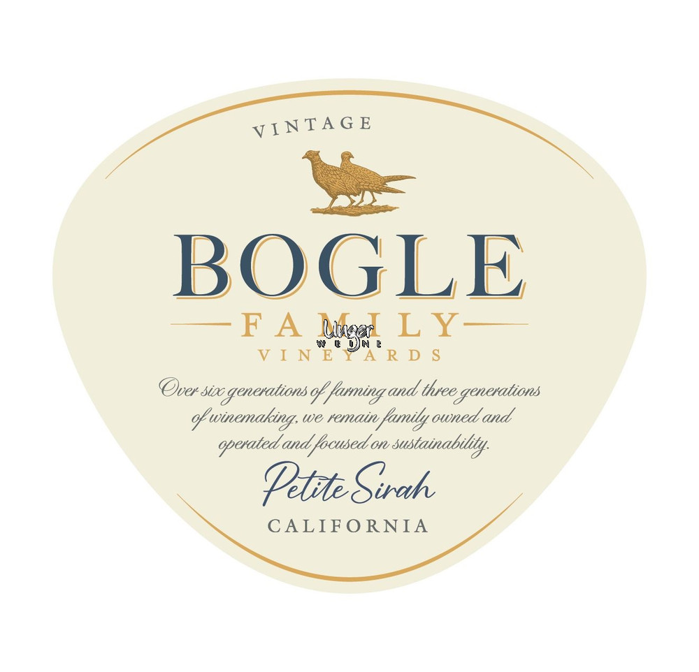 2020 Petite Sirah Bogle Kalifornien