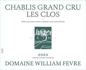 2023 Chablis Les Clos Domaine Grand Cru Domaine William Fevre Chablis